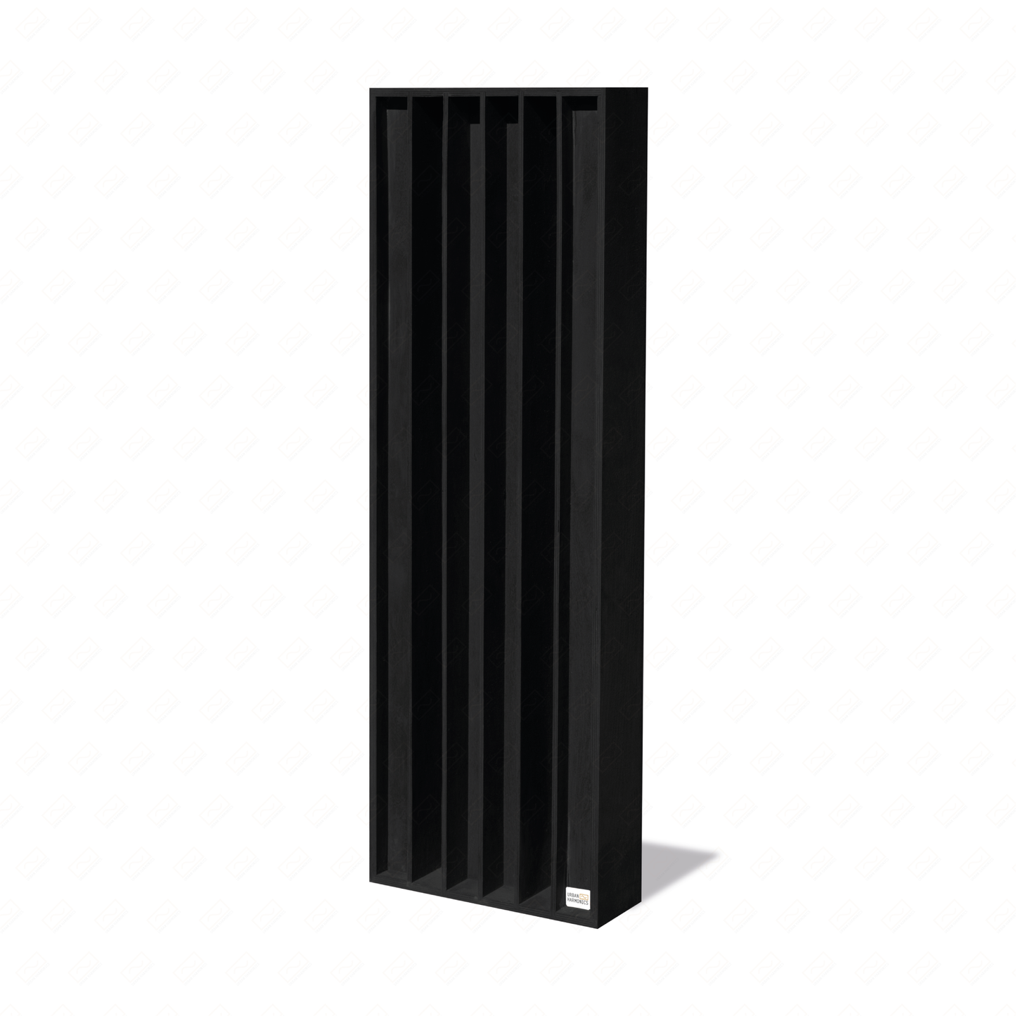 1D QD-6 Akustik Diffusor (schwarz/gebeizt)